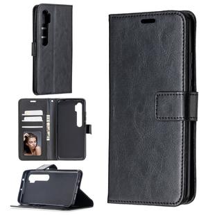 For Xiaomi Mi Note 10 Lite Crazy Horse Texture Horizontal Flip Leather Case with Holder & Card Slots & Wallet & Photo Frame(Black)
