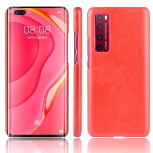For Huawei Nova 7 Pro Shockproof Litchi Texture PC + PU Case(Red)