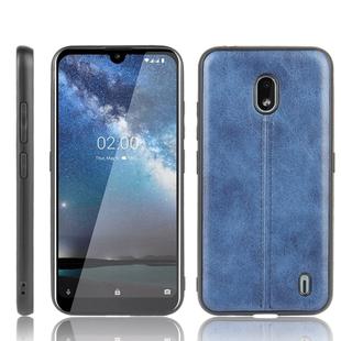 For Nokia 2.2 Shockproof Sewing Cow Pattern Skin PC + PU + TPU Case(Blue)