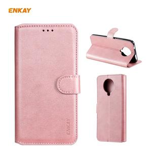 For Xiaomi Redmi K30 Pro ENKAY Hat-Prince Horizontal Flip Leather Case with Holder & Card Slots & Wallet(Pink)