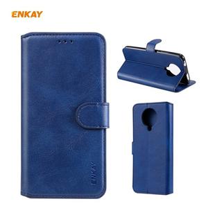 For Xiaomi Redmi K30 Pro ENKAY Hat-Prince Horizontal Flip Leather Case with Holder & Card Slots & Wallet(Dark Blue)