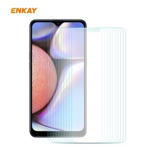 For Samsung Galaxy A10s 10 PCS ENKAY Hat-Prince 0.26mm 9H 2.5D Curved Edge Tempered Glass Film