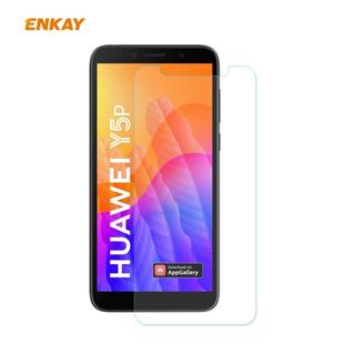 For Huawei Y5p ENKAY Hat-Prince 0.26mm 9H 2.5D Curved Edge Tempered Glass Film