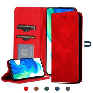 For Redmi K30 Pro / K30 Pro Zoom / Poco F2 Pro Retro Skin Feel Business Magnetic Horizontal Flip Leather Case(Red)
