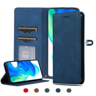 For Redmi K30 Pro / K30 Pro Zoom / Poco F2 Pro Retro Skin Feel Business Magnetic Horizontal Flip Leather Case(Navy Blue)