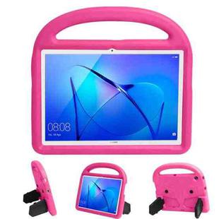 For Huawei MediaPad T3 10 9.6 inch Sparrow Style EVA Material Children Shockproof Casing Shell(Rose Red)