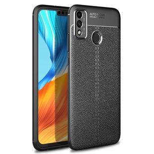 For Huawei Honor 9X Lite Litchi Texture TPU Shockproof Case(Black)