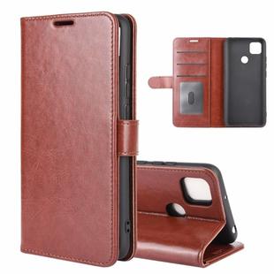 For Xiaomi Redmi 9C R64 Texture Single Horizontal Flip Protective Case with Holder & Card Slots & Wallet& Photo Frame(Brown)