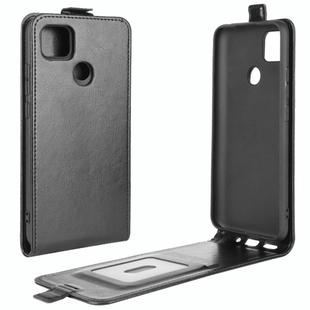 For Xiaomi Redmi 9C R64 Texture Single Vertical Flip Leather Protective Case with Card Slots & Photo Frame(Black)