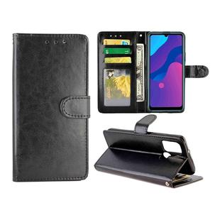 For Huawei Honor Play9A/Honor9A Crazy Horse Texture Leather Horizontal Flip Protective Case with Holder & Card Slots & Wallet & Photo Frame(Black)