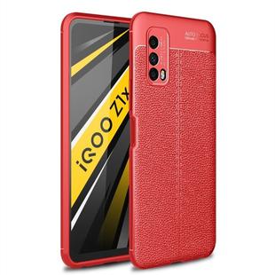 For VIVO IQOO Z1X Litchi Texture TPU Shockproof Case(Red)