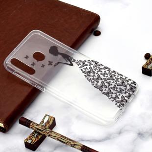 Fashion Pattern TPU Shockproof Protective Case for Xiaomi Redmi 7(Butterfly girl)