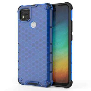 For Xiaomi Redmi 9C Shockproof Honeycomb PC + TPU Case(Blue)