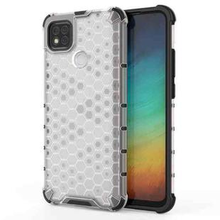 For Xiaomi Redmi 9C Shockproof Honeycomb PC + TPU Case(White)