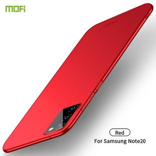 For Samsung Galaxy Note20 MOFI Frosted PC Ultra-thin Hard Case(Red)