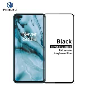 For Oneplus Nord PINWUYO 9H 2.5D Full Screen Tempered Glass Film(Black)