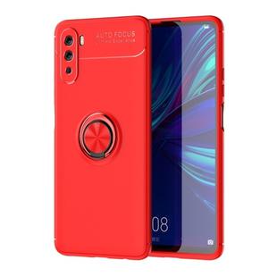 For Huawei Maimang 9 Metal Ring Holder 360 Degree Rotating TPU Case(Red+Red)(Red+Red)(Red+Red)