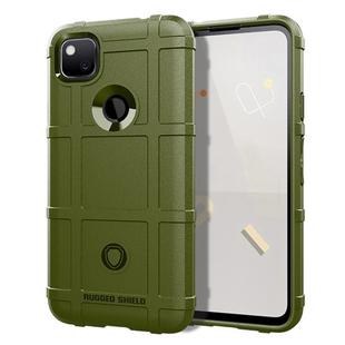 For Google Pixel 5 XL Full Coverage Shockproof TPU Case(Army Green)