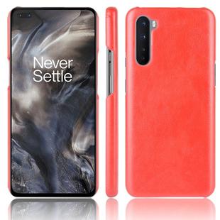 For OnePlus Nord Shockproof Litchi Texture PC + PU Case(Red)