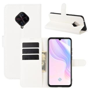 For Vivo  V17(Russia)/X50 Lite/Y9S/S1 Pro Litchi Texture Horizontal Flip Protective Case with Holder & Card Slots & Wallet(White)