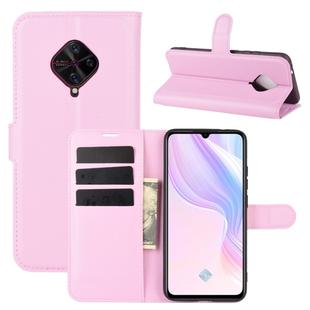 For Vivo  V17(Russia)/X50 Lite/Y9S/S1 Pro Litchi Texture Horizontal Flip Protective Case with Holder & Card Slots & Wallet(Pink)