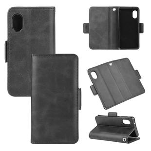 For Rakuten mini  Dual-side Magnetic Buckle Horizontal Flip Leather Case with Holder & Card Slots & Wallet(Black)