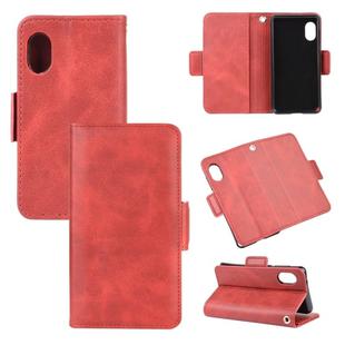 For Rakuten mini  Dual-side Magnetic Buckle Horizontal Flip Leather Case with Holder & Card Slots & Wallet(Red)