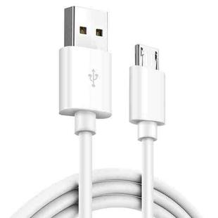 2.4A USB Male to Micro USB Male Interface Charge Cable, Length: 2m (White)