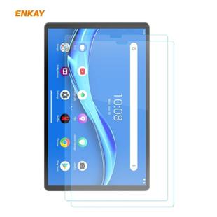 For Lenovo M10 Plus 10.3 2 PCS ENKAY Hat-Prince 0.33mm 9H Surface Hardness 2.5D Explosion-proof Tempered Glass Screen Protector