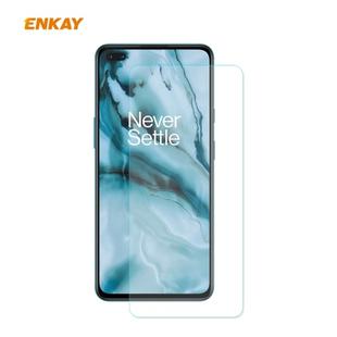 For OnePlus Nord ENKAY Hat-Prince 0.26mm 9H 2.5D Curved Edge Tempered Glass Film