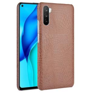 For Huawei Mate 40 Lite/Maimang 9 Shockproof Crocodile Texture PC + PU Case(Brown)