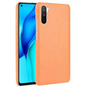 For Huawei Mate 40 Lite/Maimang 9 Shockproof Crocodile Texture PC + PU Case(Orange)