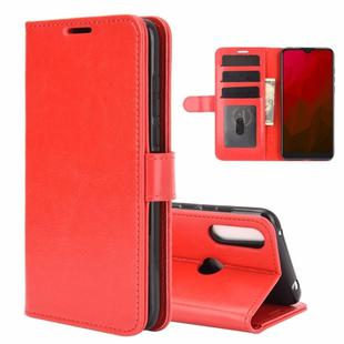 For Vodafone Smart V11 R64 Texture Single Horizontal Flip Protective Case with Holder & Card Slots & Wallet& Photo Frame(Red)