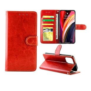 For iPhone 12 mini Crazy Horse Texture Leather Horizontal Flip Protective Case with Holder & Card Slots & Wallet & Photo Frame(Brown)