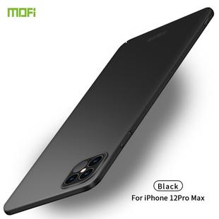 For iPhone 12 Pro Max MOFI Frosted PC Ultra-thin Hard Case(Black)