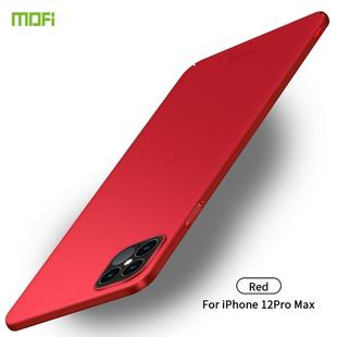 For iPhone 12 Pro Max MOFI Frosted PC Ultra-thin Hard Case(Red)