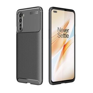 For OnePlus Nord Carbon Fiber Texture Shockproof TPU Case(Black)