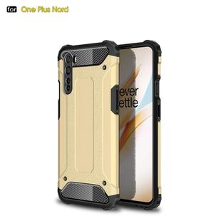 For OnePlus Nord Magic Armor TPU + PC Combination Case(Gold)