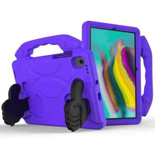 For Samsung Galaxy Tab S5e 10.5 / T720 Thumb Bracket EVA Shockproof Tablet Case(Purple)