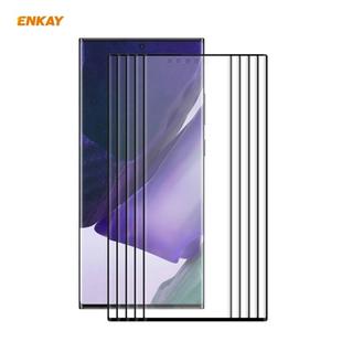 For Samsung Galaxy Note 20 Ultra 5 PCS ENKAY Hat-Prince 3D Full Screen PET Curved Hot Bending HD Screen Protector Soft Film(Black)