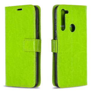 For Motorola Moto G8 Crazy Horse Texture Horizontal Flip Leather Case with Holder & Card Slots & Wallet & Photo Frame(Green)