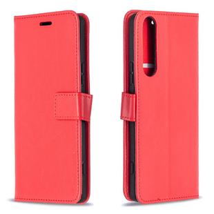 For Sony Xperia 1 II Crazy Horse Texture Horizontal Flip Leather Case with Holder & Card Slots & Wallet & Photo Frame(Red)