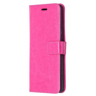 For Sony Xperia 1 II Crazy Horse Texture Horizontal Flip Leather Case with Holder & Card Slots & Wallet & Photo Frame(Rose)