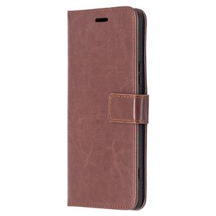 For Sony Xperia 1 II Crazy Horse Texture Horizontal Flip Leather Case with Holder & Card Slots & Wallet & Photo Frame(Brown)