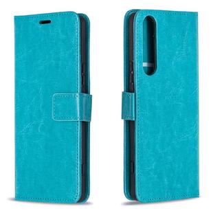 For Sony Xperia 1 II Crazy Horse Texture Horizontal Flip Leather Case with Holder & Card Slots & Wallet & Photo Frame(Blue)