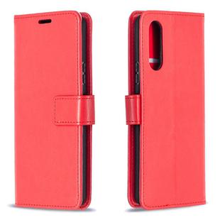 For Sony Xperia 10 II Crazy Horse Texture Horizontal Flip Leather Case with Holder & Card Slots & Wallet & Photo Frame(Red)