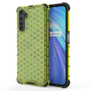 For OPPO Realme 6 Shockproof Honeycomb PC + TPU Case(Green)