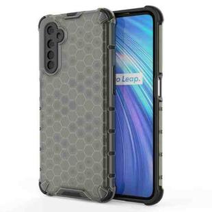 For OPPO Realme 6 Shockproof Honeycomb PC + TPU Case(Grey)