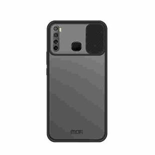 For Infinix X652 / S5 / S5 Lite MOFI Xing Dun Series Translucent Frosted PC + TPU Privacy Anti-glare Shockproof All-inclusive Protective Case(Black)