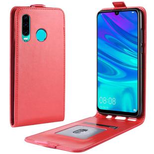 For Huawei P30 lite R64 Texture Single Vertical Flip Leather Protective Case with Card Slots & Photo Frame(Red)